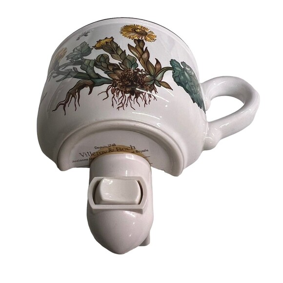 Villeroy And Boch Botanical Cup Handmade Nightlight Plug In Flowers Floral - Picture 10 of 13